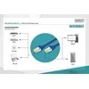 Digitus Skaitmenas | CAT 6A S/FTP pataisos laidas | DK-1644-A-030/B | 3 m | Mėlyna