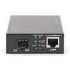 Šakotuvas DIGITUS Gigabit Ethernet PoE+ Media Converter, SFP | Digitus