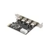 Assmann Electronic DIGITUS USB 3.0 4 prievadų PCI Express papildoma kortelė 4 jungtys A / F Išorinis VL805 mikroschemų rinkinys