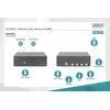 DIGITUS KVM-Switch 4 prievadų dvigubas ekranas, 4K, HDMI