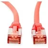 Digitus Pečkordas CAT6, S- FTP, 0,5 m, raudona, 10 vienetų (DK- 1644- 005- R- 10)