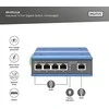 Šakotuvas Digitus INDUSTRIAL 5-PORT GIGABITSWITCH - DIN RAIL EXTENDED TEMP RANGE
