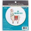 DIMENSIONS Simplicity Creative Corp Kryželių siuvinėjimo rinkinys su lanku "No Probllama" D72-76111