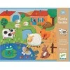 Djeco Milžiniška dėlionė - Ferma (12 + 8 det.) ( DJ07117 )