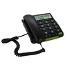 Doro PhoneEasy 312cs telefonas su dideliu mygtuku, juodas