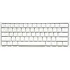 Ducky One 2 Pro Mini Baltas Edition žaidimų klaviatūra, RGB LED – Gateron Geltona US išdėstymas