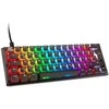 Mėlyna Ducky One 3 Aura Juodas SF Klaviatūra žaidimams, RGB LED - MX-Mėlyna