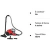 Hoover Huveris | Dulkių siurblys | HP310HM 011 | Be maišelio | Galia 850 W | Dulkių talpa 2 L | Raudona/Juodas