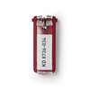 Durable Staples Raktas pakabukas KEITAS Raudonas 6 vnt.