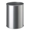 Durable DURABLE Papierkorb Metall rund 15 Liter Metallic sidabrinis