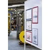 Plakatas Durable Duraframe Magnetic A3, A3, Raudona, Portretas/Greičiajuostis, 5 vnt.