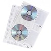 Patvarūs DURABLE CD dėklai 2 CD/DVD diskams, skaidrūs, 5 vnt.