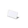 Patvari DURABLE stalo vardinė lentelė akrilo 52x100mm transp pakuotė po 10