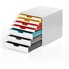 Durable DURABLE Schubladenbox VARICOLOR Mix 7 Fächer mehrfb