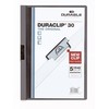 Durable 220057 - Conventional file folder - A4 - PVC - Anthracite - Gray - Matt - Portrait
