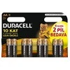 baterijos šarminės, aa, 1,5 v, "duracell", lizdinė plokštelė, 8 pakuotės, 42303, basic