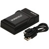 Duracell USB įkroviklis, skirtas Olympus LI-90/92B akumuliatoriams