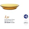 Talerz głęboki Duralex LYS AMBER oranžinė 195 x 35 mm - komplektas 6 vnt.