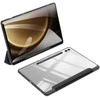Dux Ducis Toby dėklas su atlenkiamu stovu, skirtas Samsung Galaxy Tab S9 FE - juodas