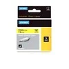 DYMO Rhino Termo vamzdelis 24mm x 1.5m / juodas ant geltonos (1805444)