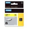 DYMO Rhino Professional, pastebimai susitraukiantis vamzdelis, 19x1,5 mm, juodas tekstas ant geltonos žarnos, 1,5 m, 18058