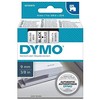 Juostelė DYMO D1 9mm x 7m, juoda ant permatomo / S0720670 40910