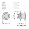 Eaton Grybelinis mygtukas M22- DP-R raudonas - 216714