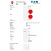 Eaton Grybelinis mygtukas M22- DP-R raudonas - 216714