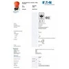 Eaton M22-PV / K11 saugos mygtukas - 216516