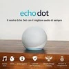Amazon Echo Dot (5. Gen) nešiojama išmanioji kolonėlė, Baltos spalvos