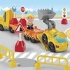 Ecoiffier Žaislinis sunkvežimis su kelių statybos rinkiniu