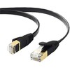EDIMAX CAT8 U-FTP AWG26 plikas varis Flat Patch laidas 5M Juodas