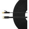 EDIMAX CAT8 U-FTP AWG26 plikas varis Flat Patch laidas 5M Juodas