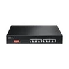 Šakotuvas StarTech Edimax technologija Edimax 8x 10/100 PoE+ jungiklis, 802.3at/af, 130W biudžetas (30W/prievadas), DIP jungiklis