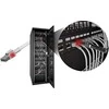 Efb Elektronik EFB RJ45 Patch kabelis S/FTP, Cat.6, VC LED, 1,00 m, pilkas