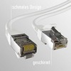 Efb Elektronik M-Cab CAT8.1 Baltas 0.25M PATCH CORD/RJ45 S/FTP LSZH 40GBIT CU LAN