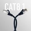 Efb Elektronik M-Cab CAT8.1 Juodas 1M PATCH CORD/RJ45 S/FTP LSZH 40GBIT CU LAN