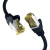 Efb Elektronik M-Cab CAT6A Juodas 2M PATCH CORD/RJ45 S/FTP LSZH 10GBIT CU LAN