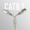 Efb Elektronik PRIEIGOS M-Cab CAT8.1 Pilkas 0.50M PATCH CORD/RJ45 S/FTP LSZH 40GBIT