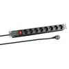 EFB EFB 19" 1HE Steckdosenleiste 8xCEE 7/3 mit Schalter,Alu,sw
