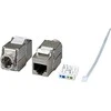 Efb Elektronik EFB EFB Keystone Cat6A/RJ45/10GE Slim, Metall, Werkzeugfrei