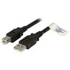 Efb Elektronik USB kabelis EFB USB-A - USB-B 0,5 m Juodas (K5256SW.0.5)