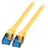 Efb Elektronik EFB RJ45 Lopšys Cable S / FTP, Cat.6A, Cat.7 RohCable TPE superflex, 0,15m, geltona (K5525FGE.0,15)