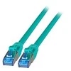 EFB RJ45 Komutacinis kabelis S/FTP, Cat.6A,Cat.7 RohCable TPE superflex, 0,5m, žalias (K5525FGN.0,5)