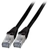 EFB Elektronik K5538SW.5 - 5 m - Cat6a - S/FTP (S-STP) - RJ-45 - RJ-45 - Juodas