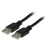 Efb Elektronik USB kabelis EFB USB-A - USB-A 1 m Juodas (K5253SW.1)