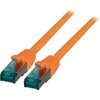Efb Elektronik EFB EFB RJ45 Patchkabel S/FTP, Cat.6A, LSZH, 30m, oranžinis