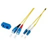 Triton EFB Elektronik O0360.2 optinis kabelis 2m LC SC OS2 Geltona