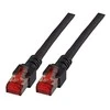 Efb Elektronik EFB CAT 6 SSTP Patchcord Juodas 1,5 m (K5515.1,5)