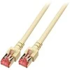 EFB RJ45 S / FTP jungiamasis kabelis, Cat.6, LSZH, 0,75 m, rutulinis (K5510.0.75)